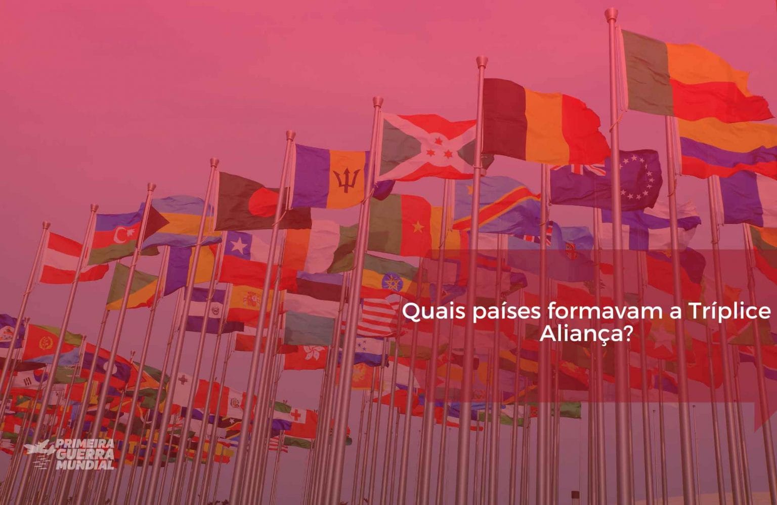 Quais países formavam a Tríplice Aliança?